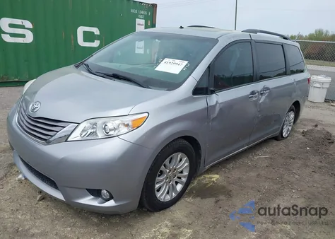 2016 Toyota Sienna Xle 8 Passenger from USA, damaged, VIN 5TDYK3DC5GS707637